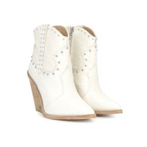 Sam Edelman White Cowboy Boots - Size 10